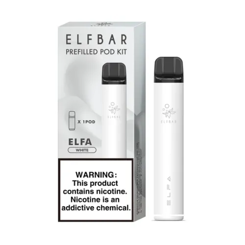Elf Bar Pod Prefilled Starter Kit 850mAh White - Фото 3